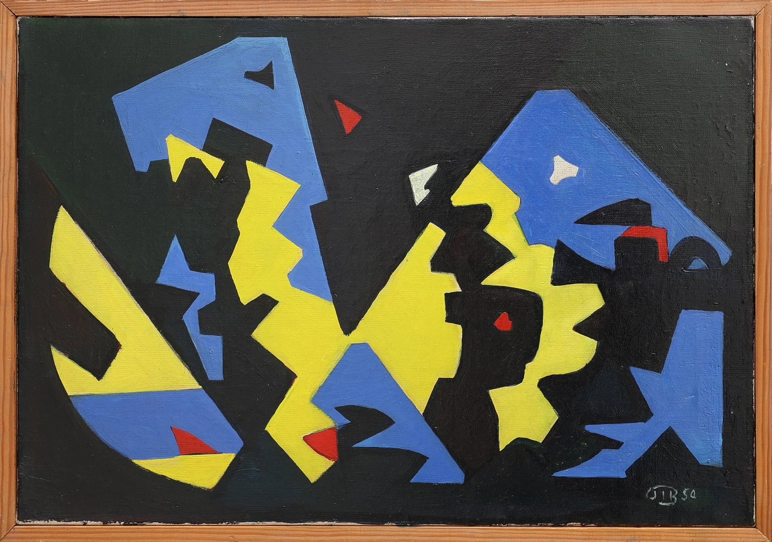 JOHN IVAR BERG (1916-2003). "MAGISK NATT", 1950. — Paintings — Crafoord Auktioner Lund