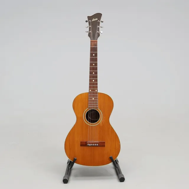 AKUSTISK GITARR. Levin, stålsträngad, 1900-tal.