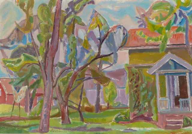 Storstein, Aage — "Henrik Sørensens hus og have i Støa" Holmsbu 1962
