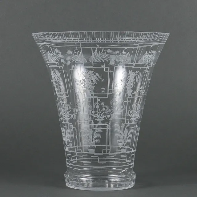 EDWARD HALD. Vas, glas, 1920/30-tal.