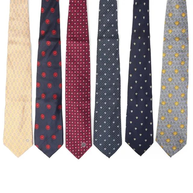 Gianni Versace: A collection comprising of six silk ties each with motif. (6)