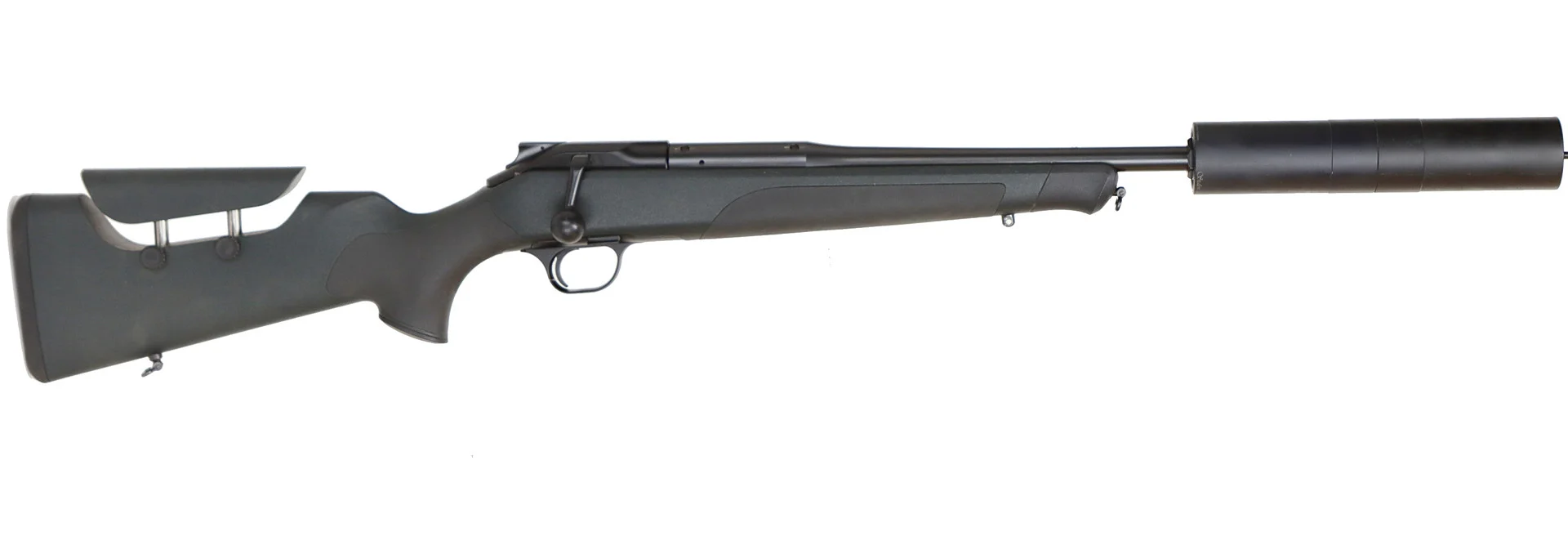 KULGEVÄR MED LJUDDÄMPARE, Repeter, fabrikat Blaser, modell R8 Proffesional, kaliber .308W, tillv.nr RR005854, se-nr SE2321305. — Rifles — Walter Borg