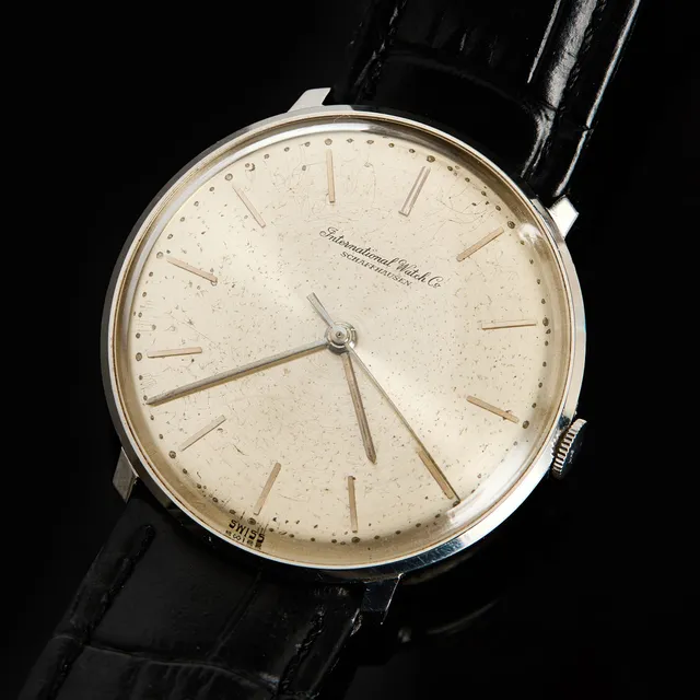 IWC, Armbandsur, manuell, 1960-tal, cal C.401, stål.