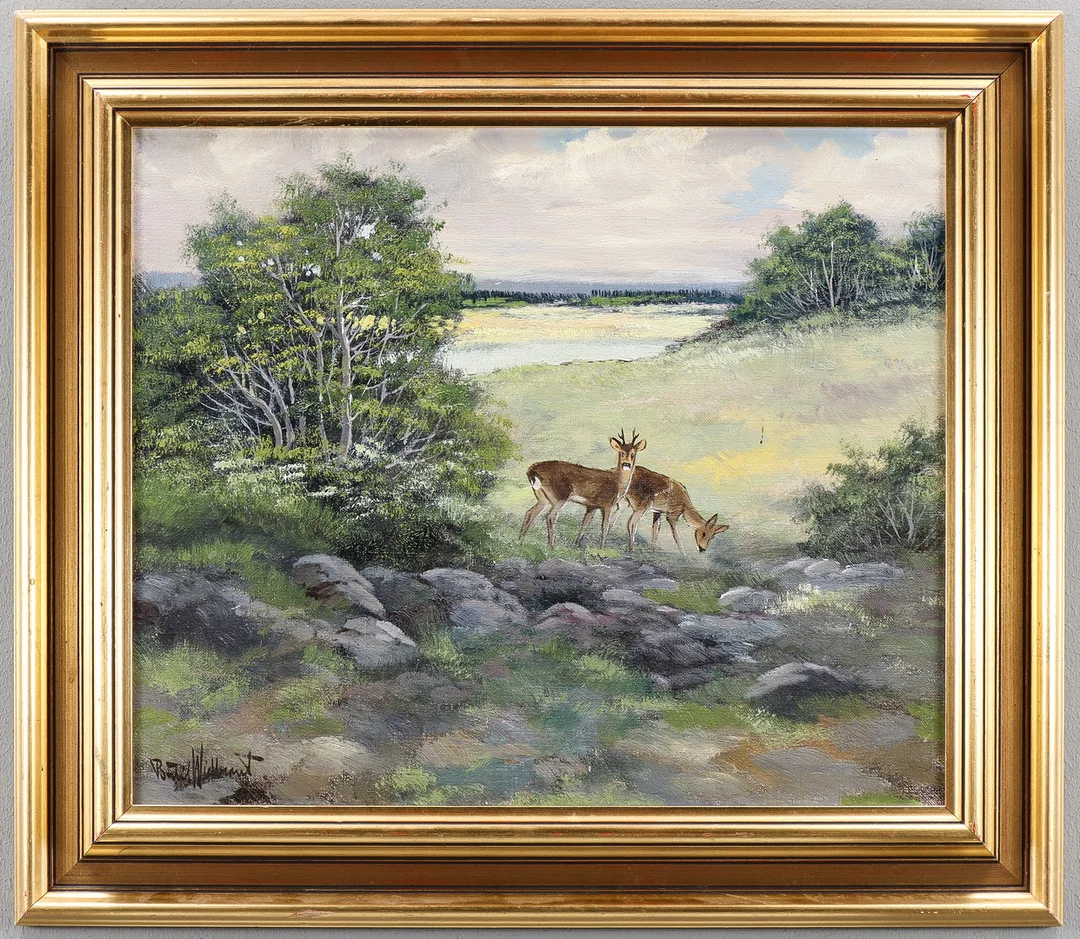 BERTIL WIDBRANDT. Olja på duk, signerad. — Paintings — Karlstad Hammarö Auktionsverk