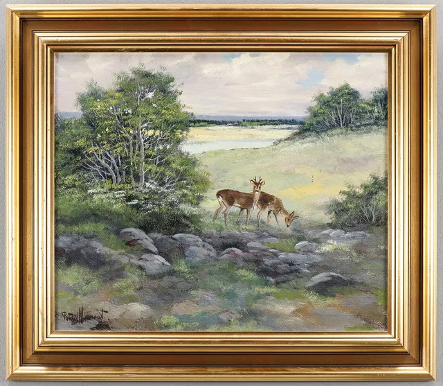 BERTIL WIDBRANDT. Olja på duk, signerad.