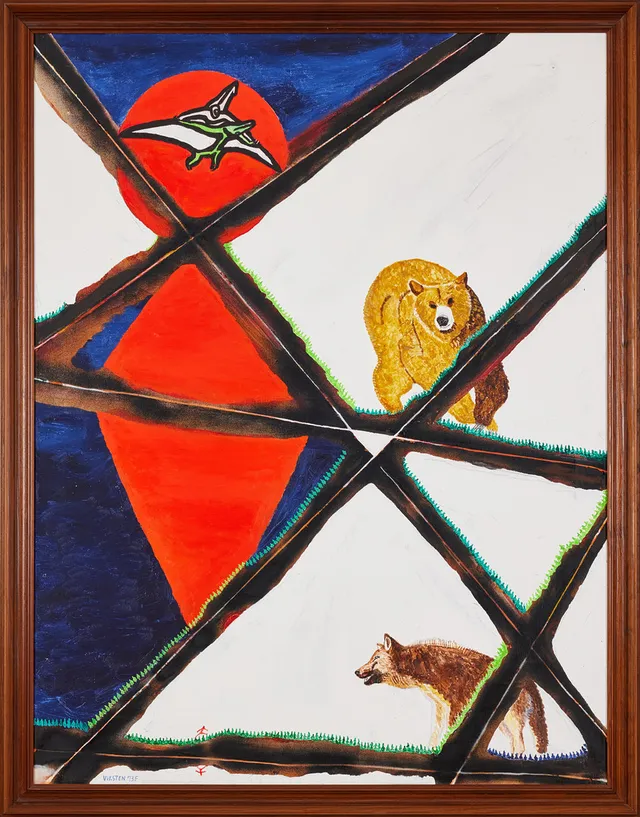 HANS VIKSTEN (1926-1987). "Livscirkus II".