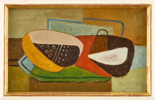 NILS WEDEL. "Saker på bord".