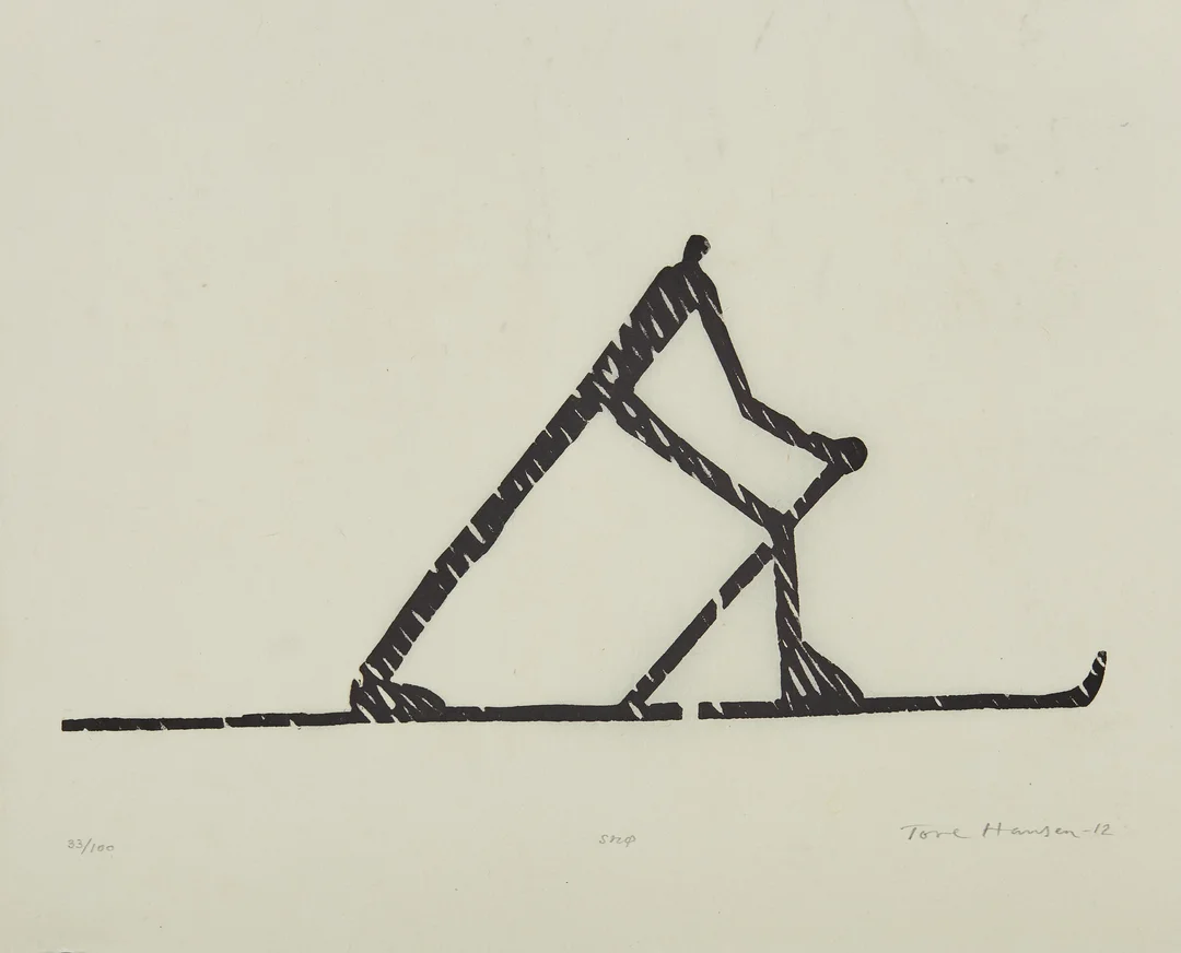 Hansen, Tore — "Snø" 2012 — Kunst/Grafikk — Blomqvist