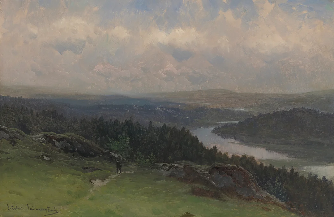 Skramstad, Ludvig — "Valdres" — Kunst/Maleri — Blomqvist