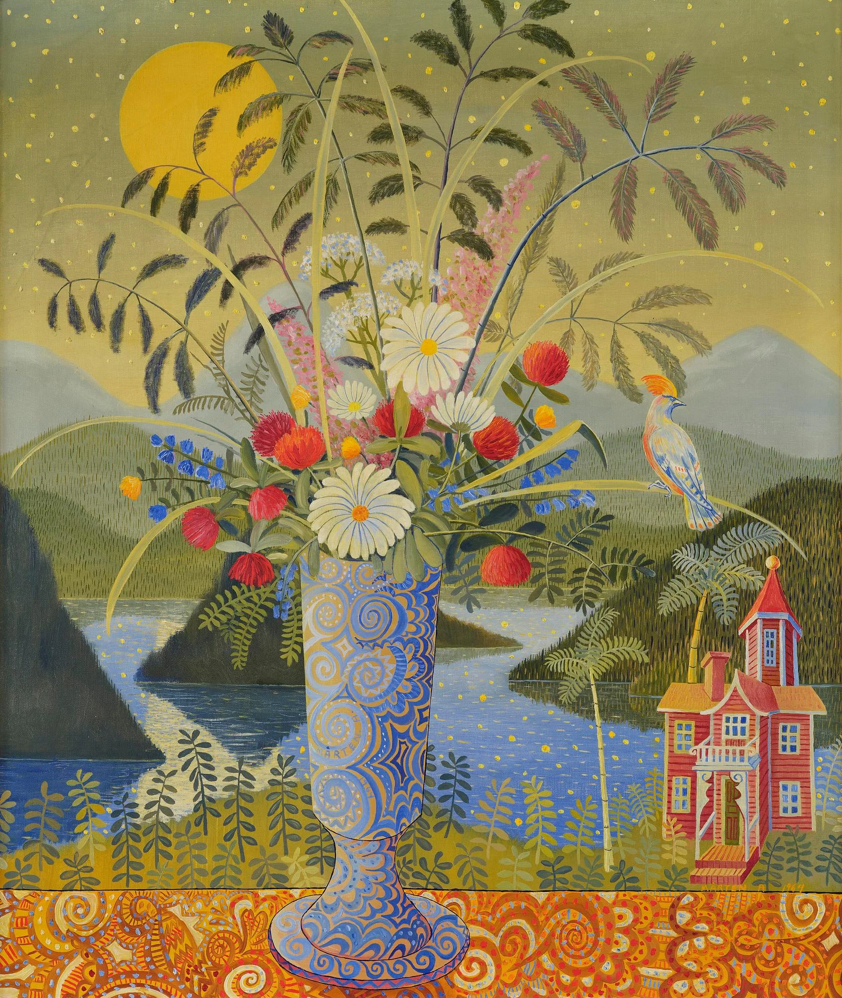 Mårten Andersson, "Sommarblommmor". — Bukowskis