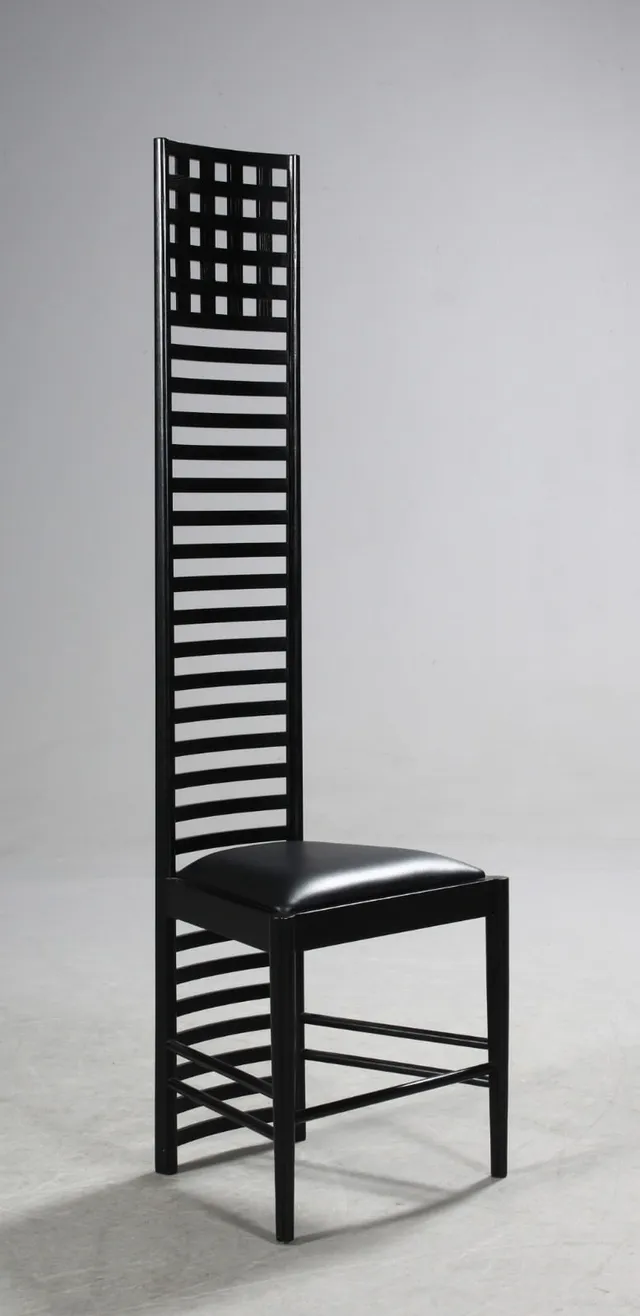Charles Rennie Mackintosh for Cassina. Hill House Chair, sort
