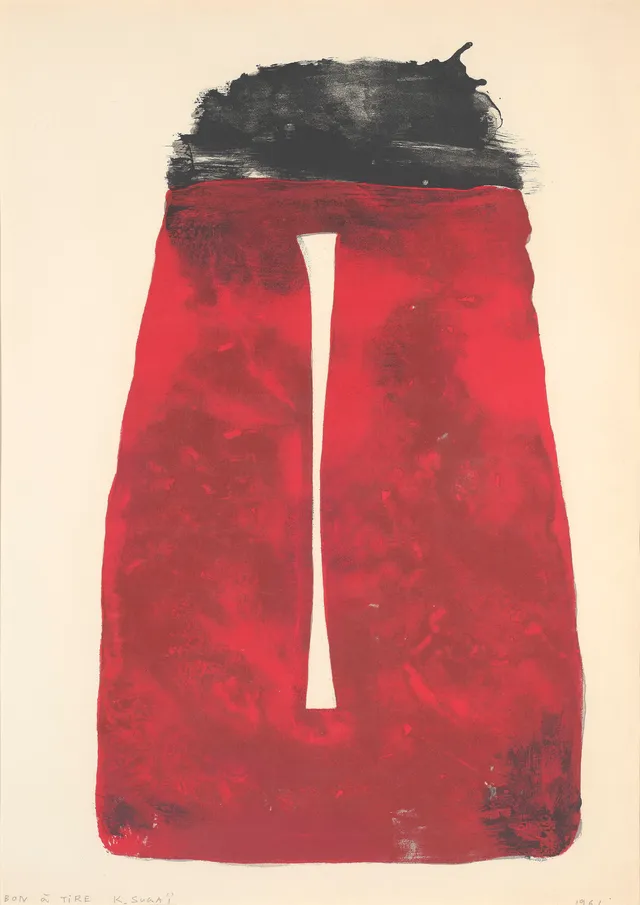 Sugaï, Kumi — Le rouge, 1961