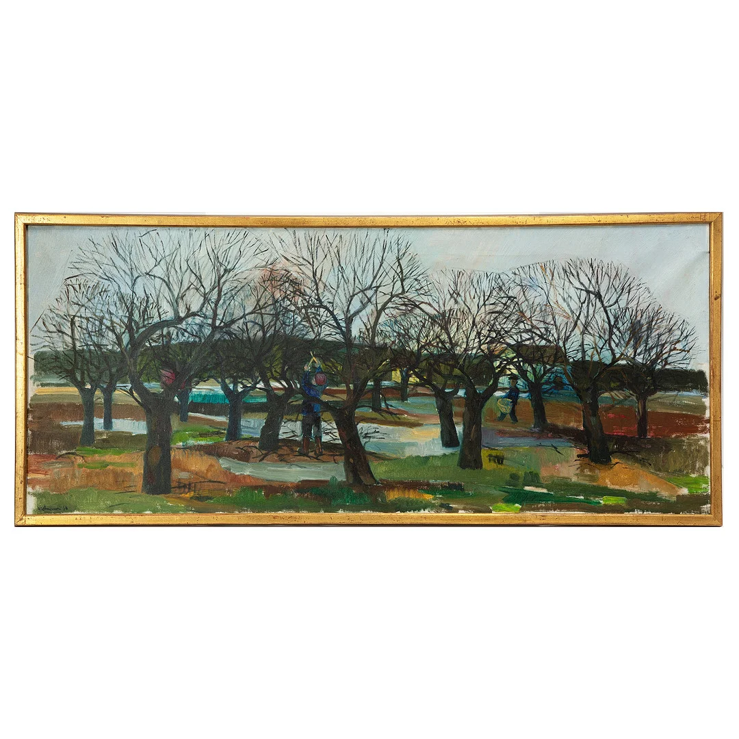 HARRY WICKMAN. Olja på duk, signerad och daterad -66. — Paintings — Stockholms Auktionsverk Göteborg