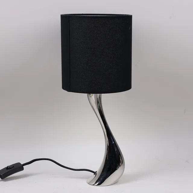 CONSTANTIN WORTMANN. bordslampa, "Cobra", för Georg Jensen, Danmark, rostfritt stål, samtida.