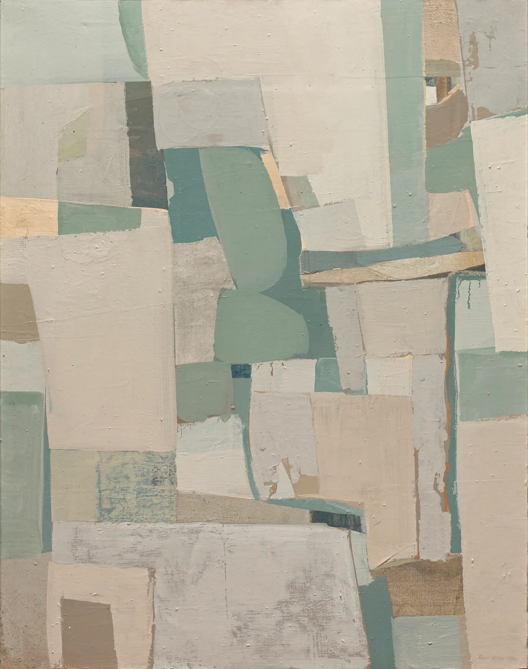 Wold, Roar — "Hvitt parti" 1966 — Kunst/Maleri — Blomqvist