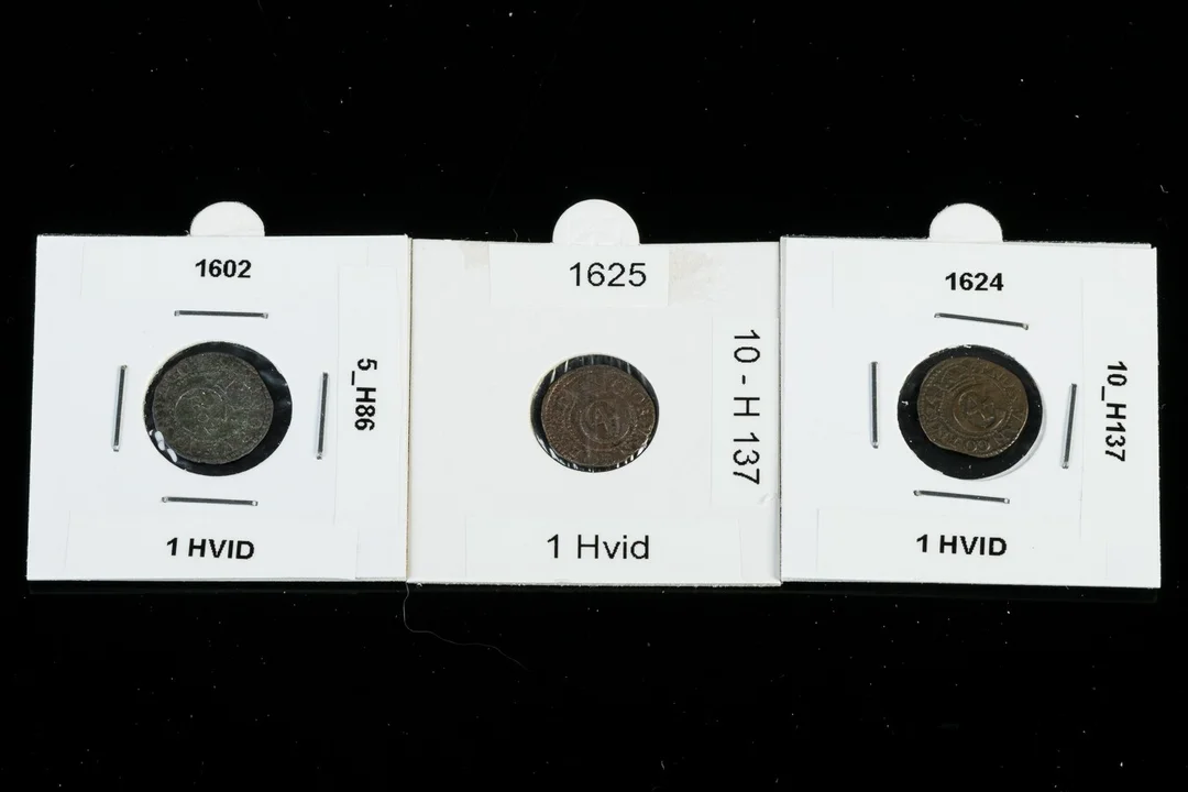Danmark: Christian IV 1588-1648 - 3 mønter (3) — Hobby and collectibles/Coins, notes and bars — Lauritz