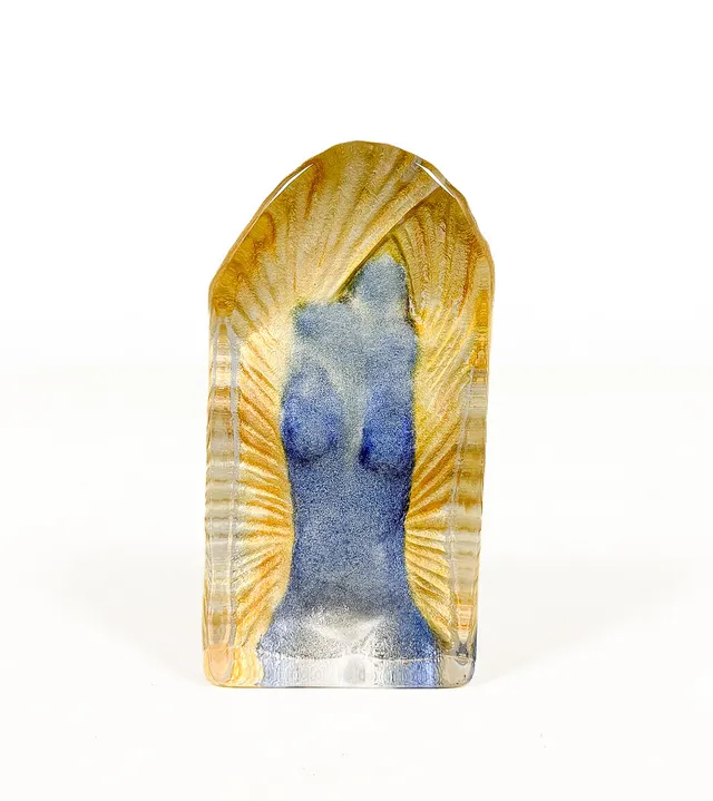 ERIKA HÖGLUND. SKULPTUR, glas, Målerås, signerad.