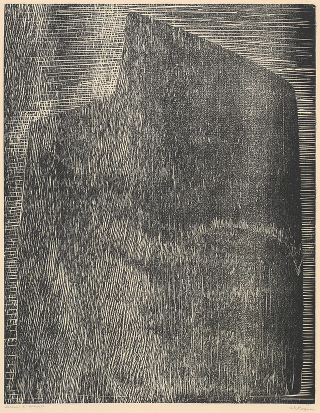 Bergman, Anna-Eva — "GB19-1957 Klipper i regn" 1957