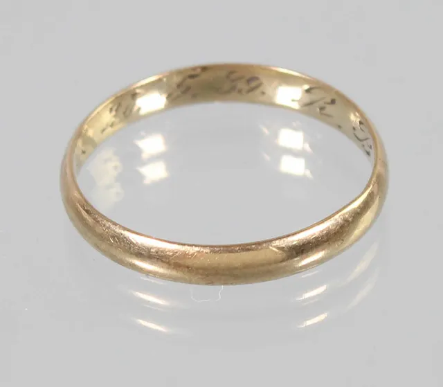 TRAURING, Ehering Gelb - Gold 333.