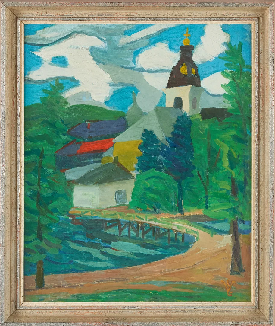 SVEN WESTMAN (1887-1962). Motiv från Filipstad. — Paintings — Stockholms Auktionsverk Magasin 5