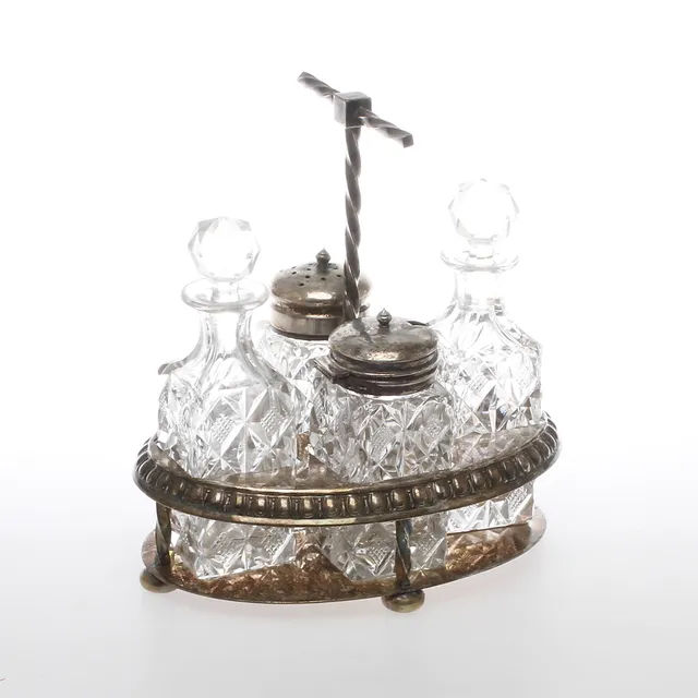BORDSSURTOUT, nysilver, omkring 1900.
