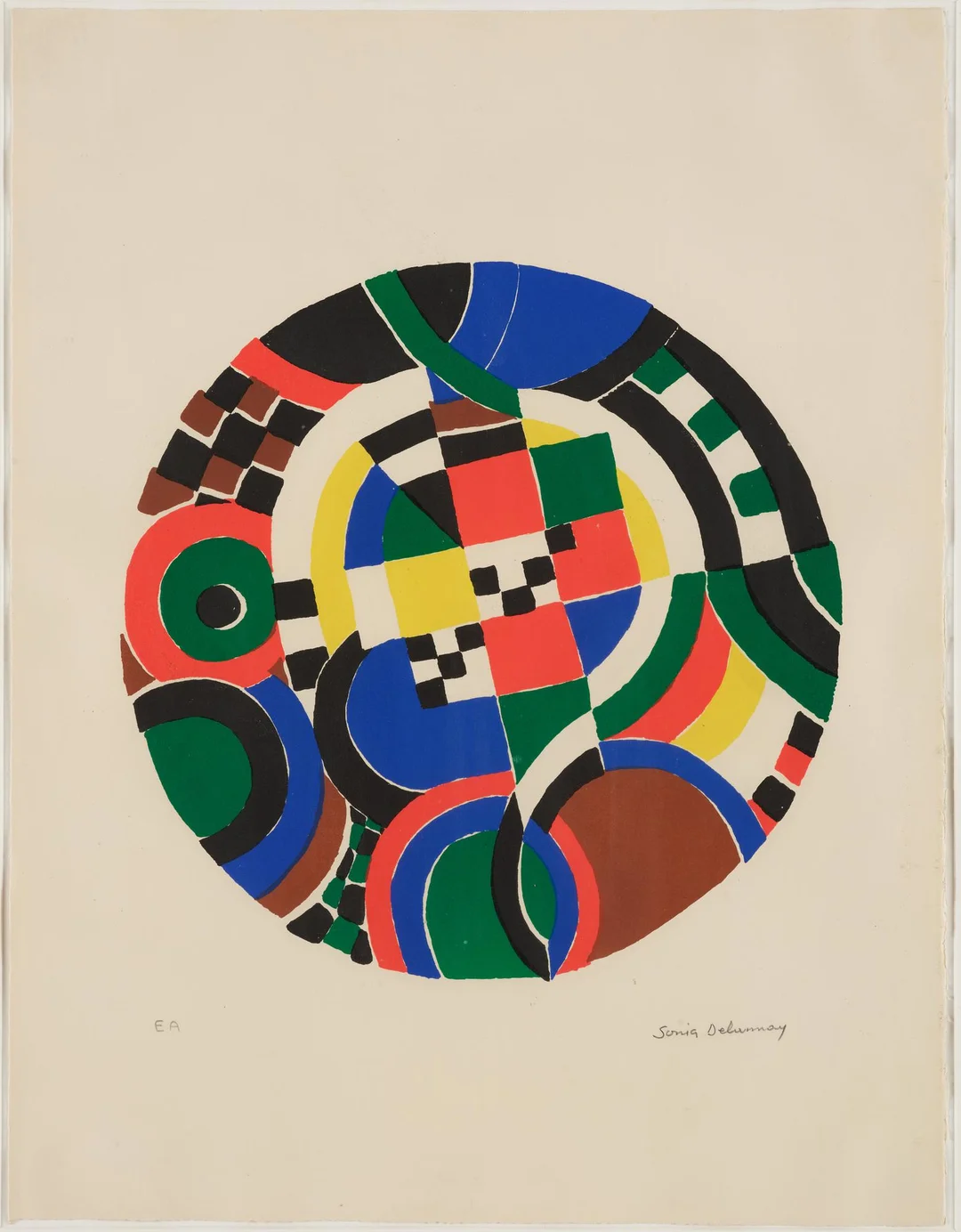 Sonia Delaunay, "Ronde". — Konst/Grafik — Bukowskis