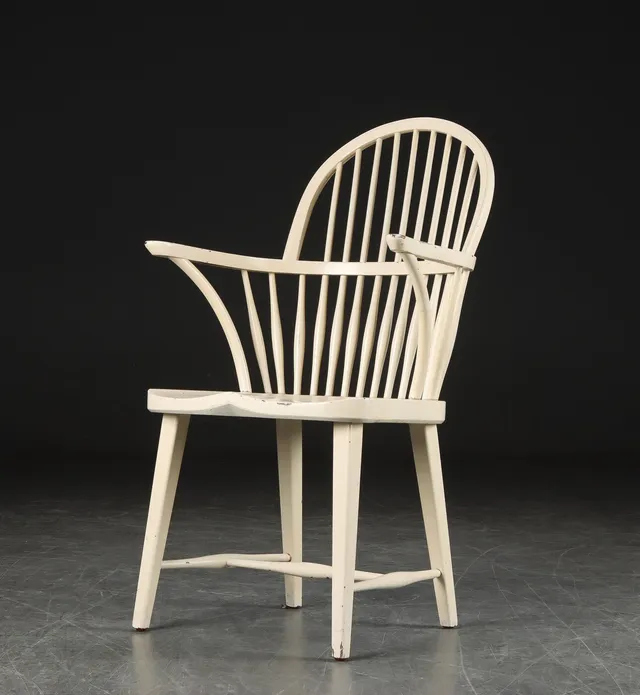 Frits Henningsen. Windsor stol, bemalet