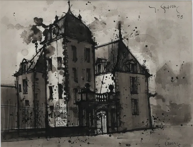 YVES GANNE. "LE CROISIE".