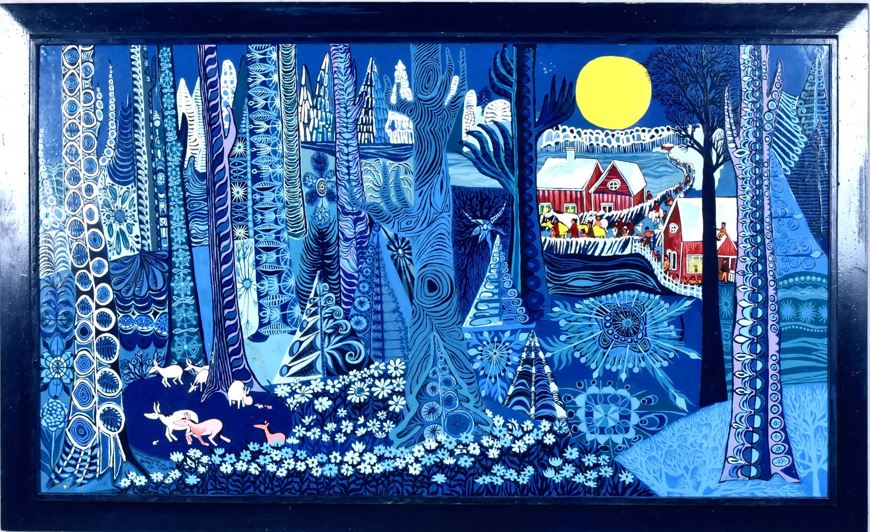BENGT ELDE. Olja på pannå. — Paintings — Halmstads Auktionskammare