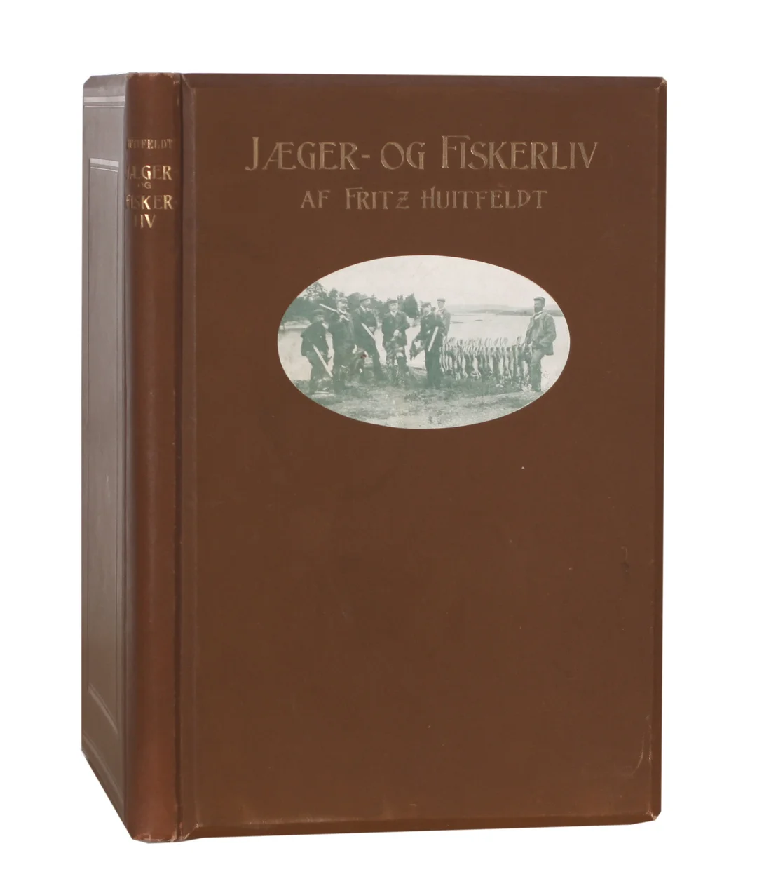 Huitfeldt, Fritz — Jæger- og Fiskerliv. Med 20 Illustrationer. Kristiania 1910. — Gjenstand/Bøker — Blomqvist