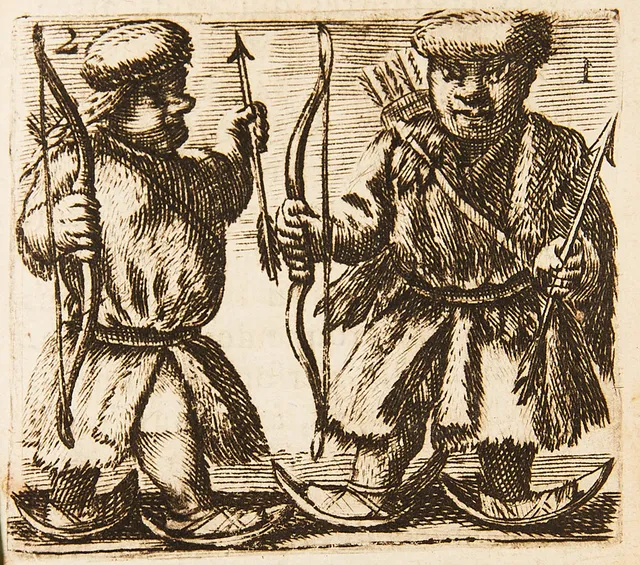 LA MARTINIERE, VOYAGE DES PAYS SEPTENTRIONAUX... DES NORWEGUIENS. LAPPONS,..., 1676.