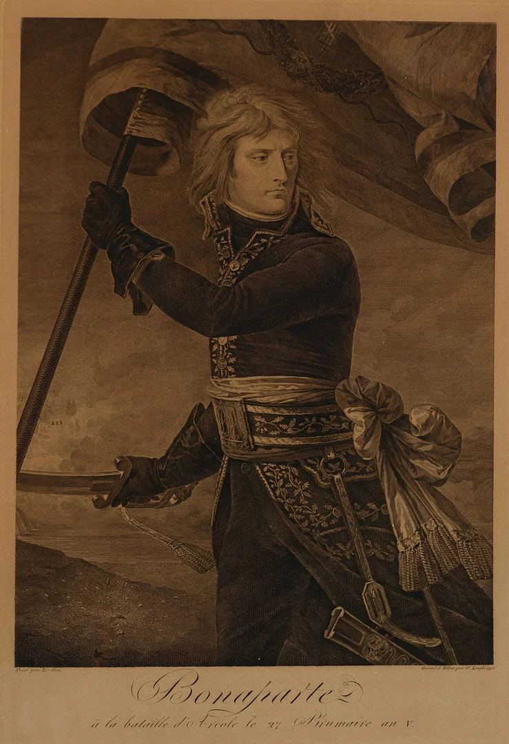 ANTOINE-JEAN GROS (1771-1835). EFTER. Kobberstik 'Bonaparte' efter original maleriet fra 1796-1801, genoptryk fra slutningen af 1800 tallet. — Engravings & Prints — Palsgaard Kunstauktioner