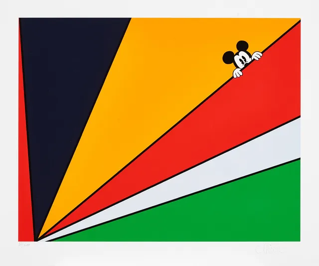 PETTER THOEN (född 1943), Mickey - hyllning till Baertling, signerad och numrerad 51/200, digital print.