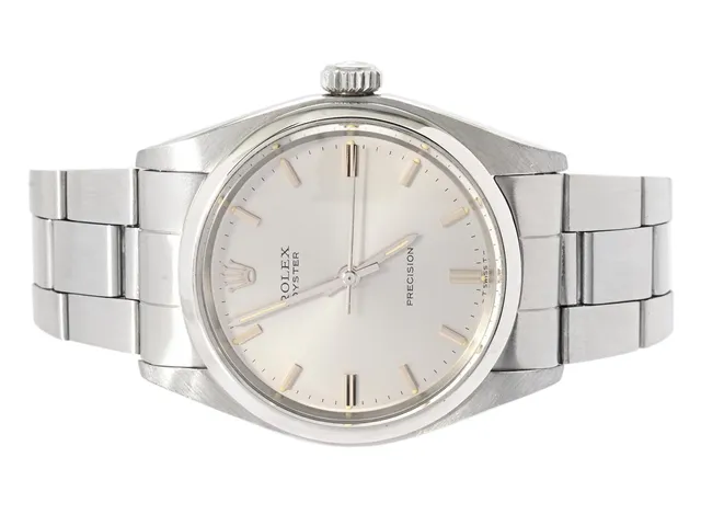 ROLEX, Oyster, Precision (-T Swiss T-), Ref nr. 6426, Serie nr. 3024831, Cal 1225, Boett nr. 6426 (II.72), herrur, 34,5 mm, stål, manuell, plexiglas, Oysterlänk (Folded), viklås, Ref nr. 7835.19-2.72/357, tillverkad andra kvartalet 1972, box (ej komplett).