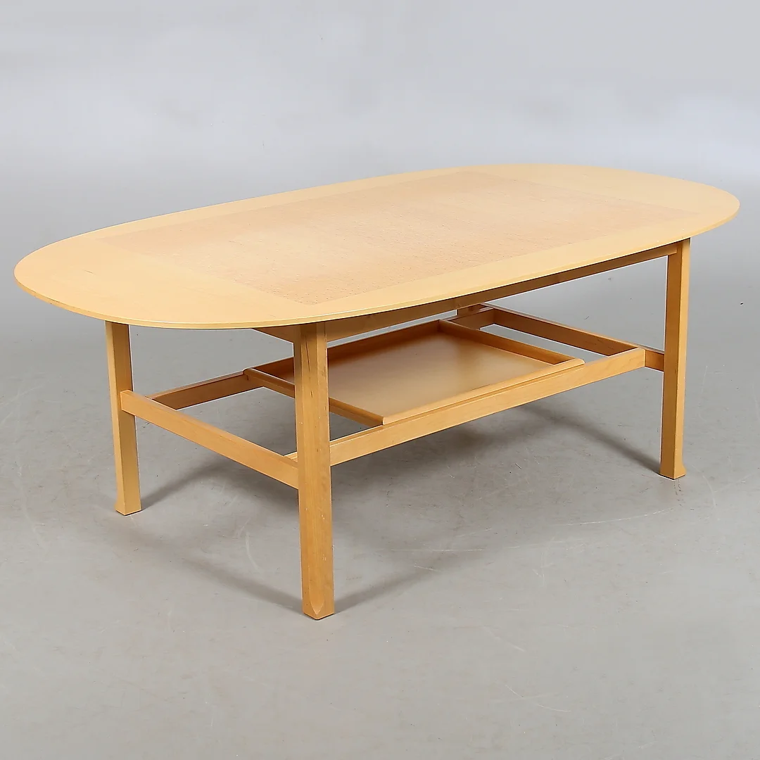 SOFFBORD, björk/masurbjörk, Stockholm, IKEA 1990-tal. — Tables — Stadsauktion Sundsvall