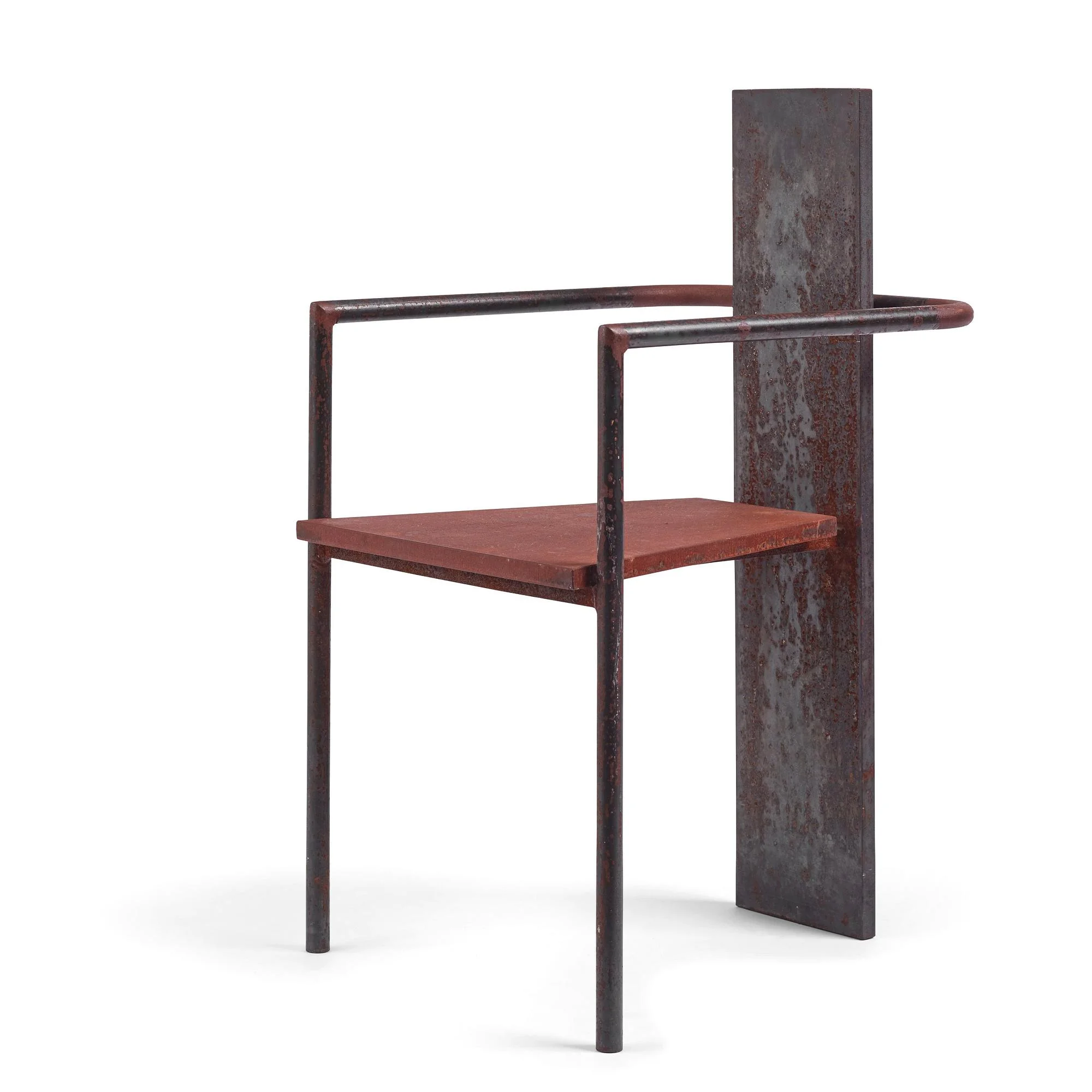 Jonas Bohlin, karmstol, "Iron Concrete", Källemo, Värnamo 1987. — Bukowskis