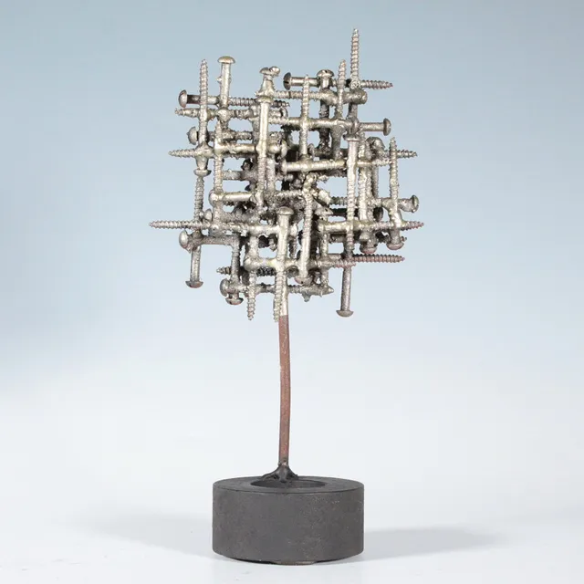 BILL MICHAEL LAUX. aus dem Nachlass von. 'Screwed', 2014, Stahl.