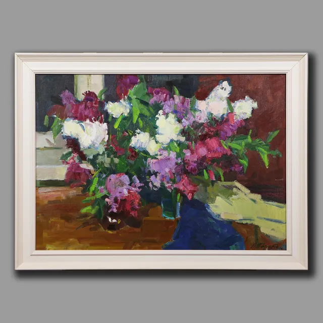VYACHESLAV PERETA (UKRAINIAN, 21ST CENTURY). LILACS.