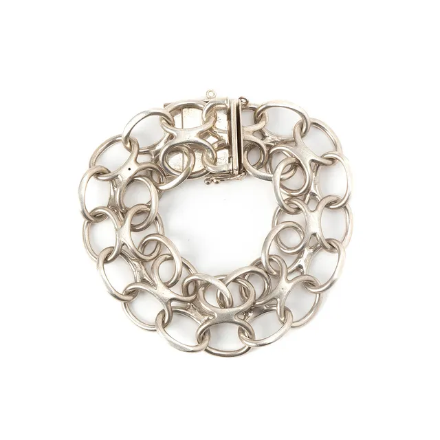 VICSON för VICTOR JANSON, armband, silver, Lindesberg, 1973.