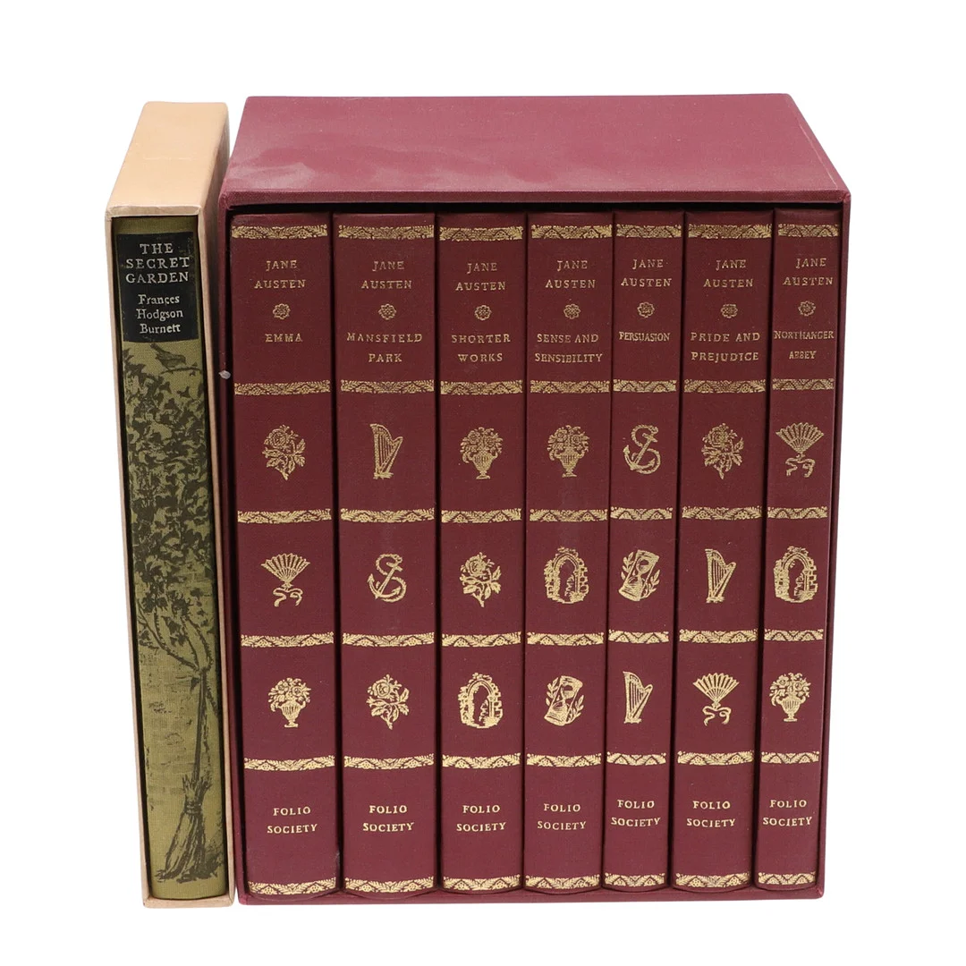 JANE AUSTEN. The Complete Works, 7 Vols, 1975. — Books — Lawrences Auctioneers