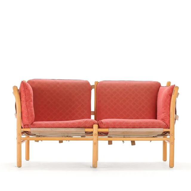 Arne Norell: 'Ilona' sofa in light leather