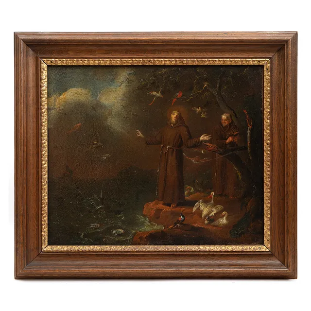 OKÄND KONSTNÄR. Olja på duk, 1700-tal.