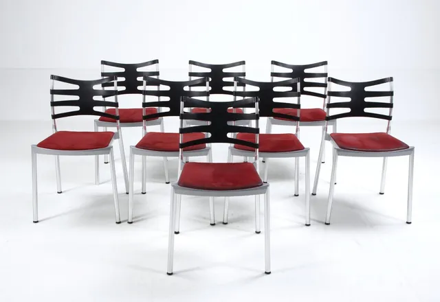 Kasper Salto. Eight chairs, model 'Ice' (8)