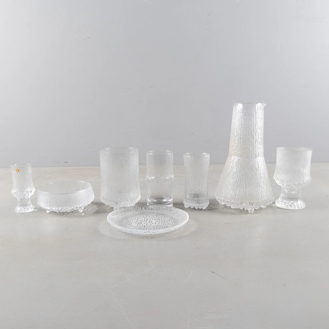 TAPIO WIRKKALA. Glasservis, "Ultima thule", 55 delar, Iittala, Finland. — Utility glass — Stockholms Auktionsverk Helsingborg