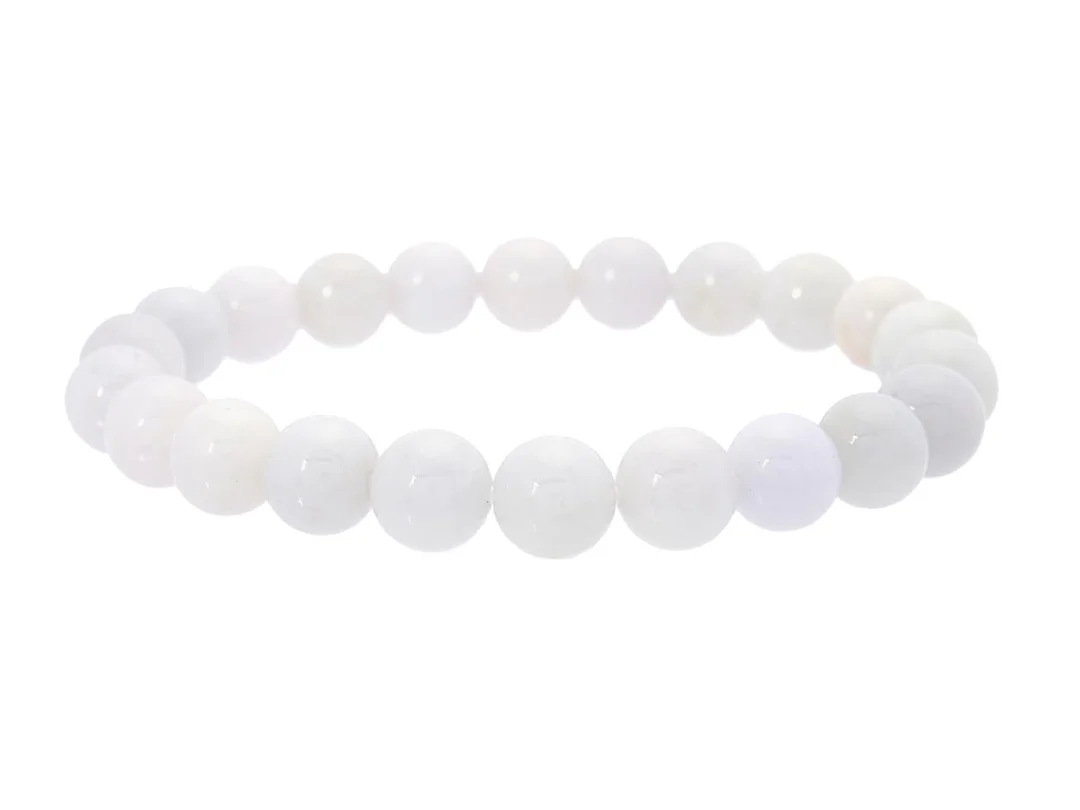 ARMBAND, kulor av jade, behandlad, ca 8 mm, elastisk tråd, vikt 31,2 g. — Smycken/Armband — Kaplans