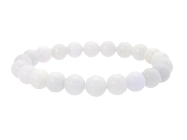 ARMBAND, kulor av jade, behandlad, ca 8 mm, elastisk tråd, vikt 31,2 g.