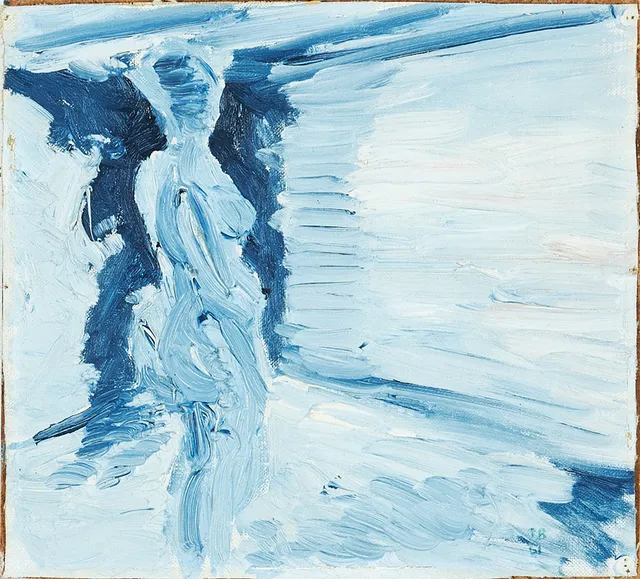 TORSTEN BERGMARK (1920-1996). Figurscen, monogramsignerad TB -61, olja på duk.