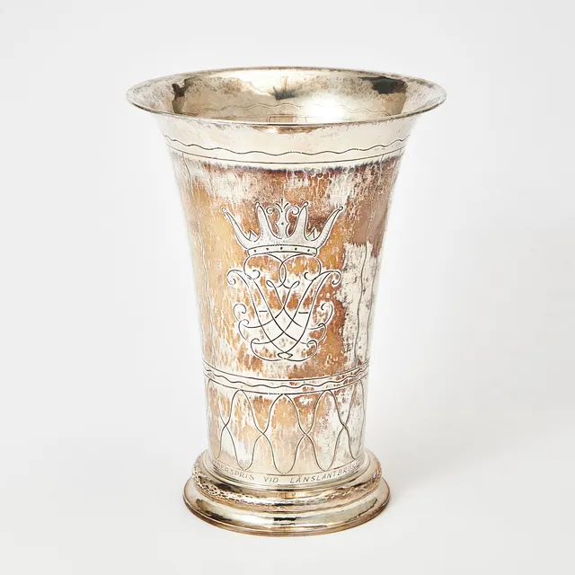KARL ANDERSON. Praktbägare, silver, Stockholm 1928.