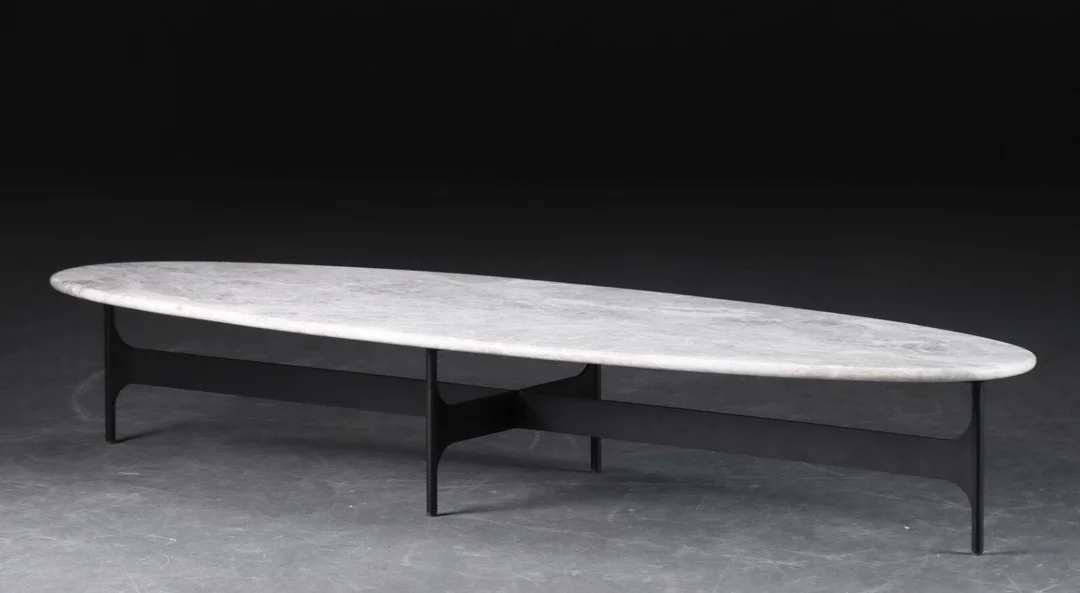 Nichetto studio for Wendelbo, model Floema. Ovalt sofabord — Furniture/Coffee tables, occasional tables — Lauritz