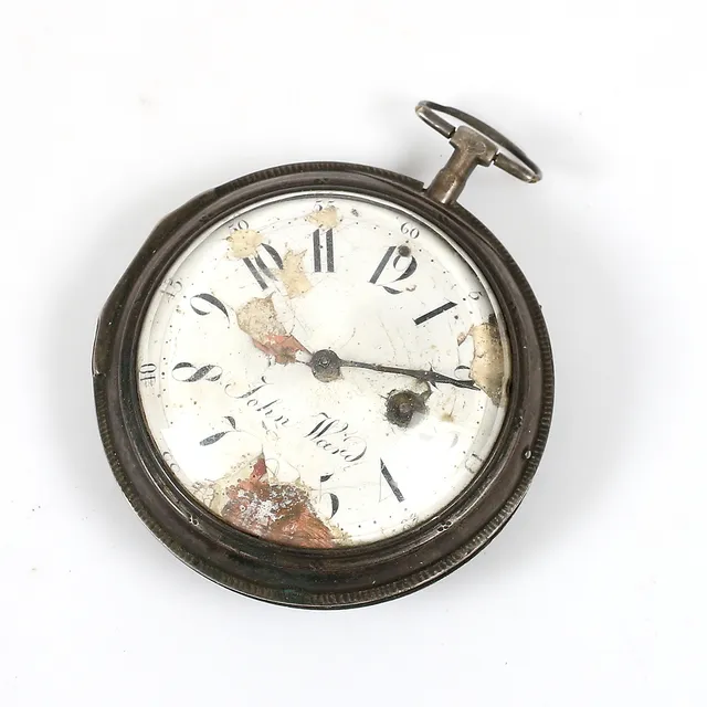 SPINDELUR, silver, John Ward, London 17/1800-tal.